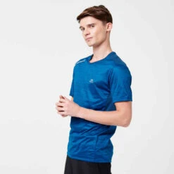 Kalenji T-shirt Running Respirant Homme - Dry+ Bleu Foncé -Kalenji 8544264