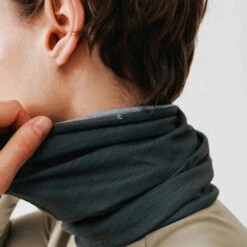 Kalenji BANDEAU MULTI- FONCTIONS KAKI CENDRE -Kalenji bandeau multi fonctions running noir imprime gris carboneslashnoir 2