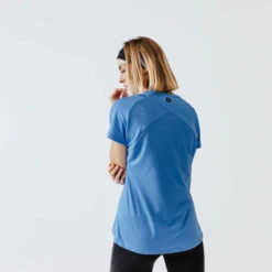 Kalenji BANDEAU RUNNING NOIR -Kalenji bandeau running bleu d orage 4