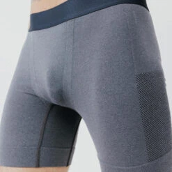 Kalenji BOXER DE RUNNING HOMME DRY PERF 900 GRIS BLEU -Kalenji boxer de running homme dry perf 900 gris bleu 4
