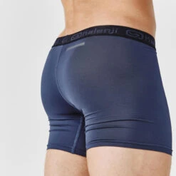 Kalenji Boxer Respirant En Microfibre Homme - Bleu Foncé -Kalenji boxer respirant en microfibre homme bleu fonce 4