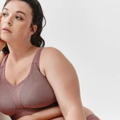 Kalenji Brassière Bretelles Croisables Maintien Fort Femme - Taupe -Kalenji brassiere bretelles croisables maintien fort femme taupe 3