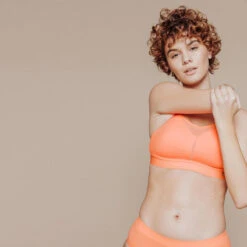 Kalenji BRASSIERE DE RUNNING CONFORT CORAIL -Kalenji brassiere de running confort corail 3