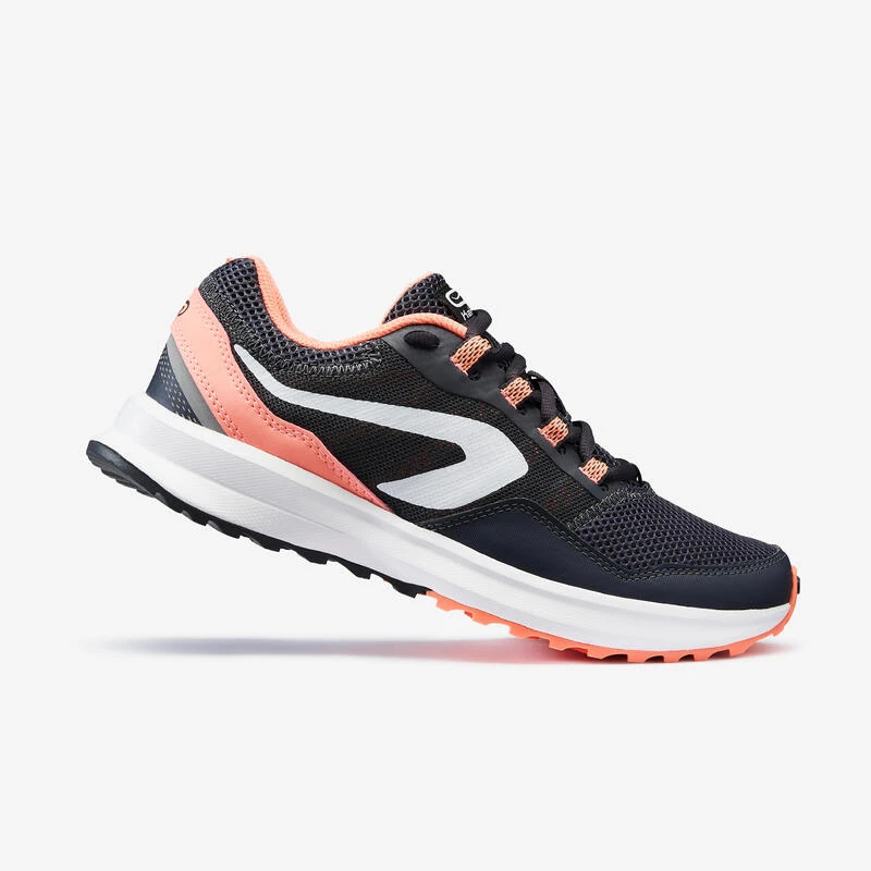 CHAUSSURES DE RUNNING FEMME KALENJI RUN ACTIVE GRIP GRIS CORAIL CHAUSSURES DE RUNNING FEMME KALENJI RUN ACTIVE GRIP GRIS CORAIL -Kalenji chaussures de running femme kalenji run active grip gris corail
