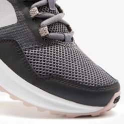 CHAUSSURES DE RUNNING FEMME KALENJI RUN ACTIVE GRIP GRIS ROSE -Kalenji chaussures jogging active grip gris corail femme 3