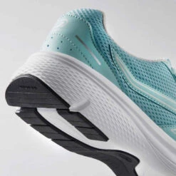 CHAUSSURES DE RUNNING FEMME KALENJI RUN CUSHION BLEU -Kalenji chaussures jogging cushion noir corail femme 4