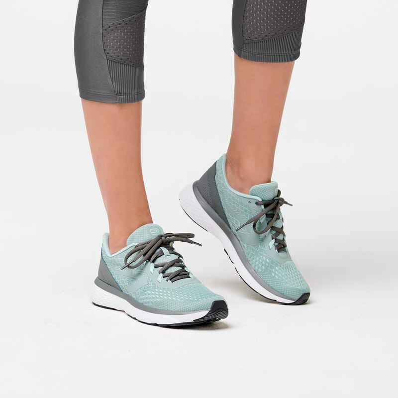 CHAUSSURES DE RUNNING FEMME KALENJI RUN SUPPORT KAKI CHAUSSURES DE RUNNING FEMME KALENJI RUN SUPPORT KAKI -Kalenji chaussures jogging femme run support gris corail 7