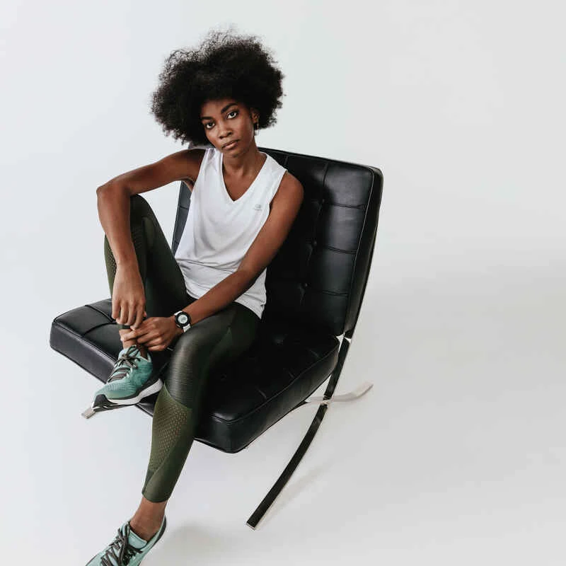 CHAUSSURES DE RUNNING FEMME KALENJI RUN SUPPORT KAKI CHAUSSURES DE RUNNING FEMME KALENJI RUN SUPPORT KAKI -Kalenji chaussures jogging femme run support gris corail 9