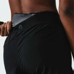 Kalenji Short Running Legging Intégré Femme - Dry + Noir -Kalenji collant short 2 en 1 running run dry noir femme 6