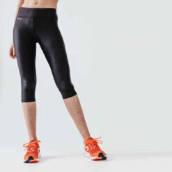 Kalenji Legging Court Running Femme - Dry Noir