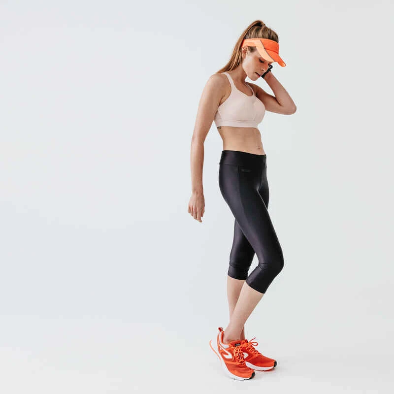 Legging court running femme - Dry noir Kalenji Legging Court Running Femme - Dry Noir -Kalenji corsaire running run dry noir femme 3