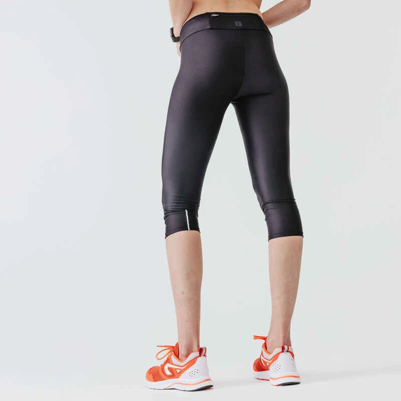 Legging court running femme - Dry noir Kalenji Legging Court Running Femme - Dry Noir -Kalenji corsaire running run dry noir femme 5