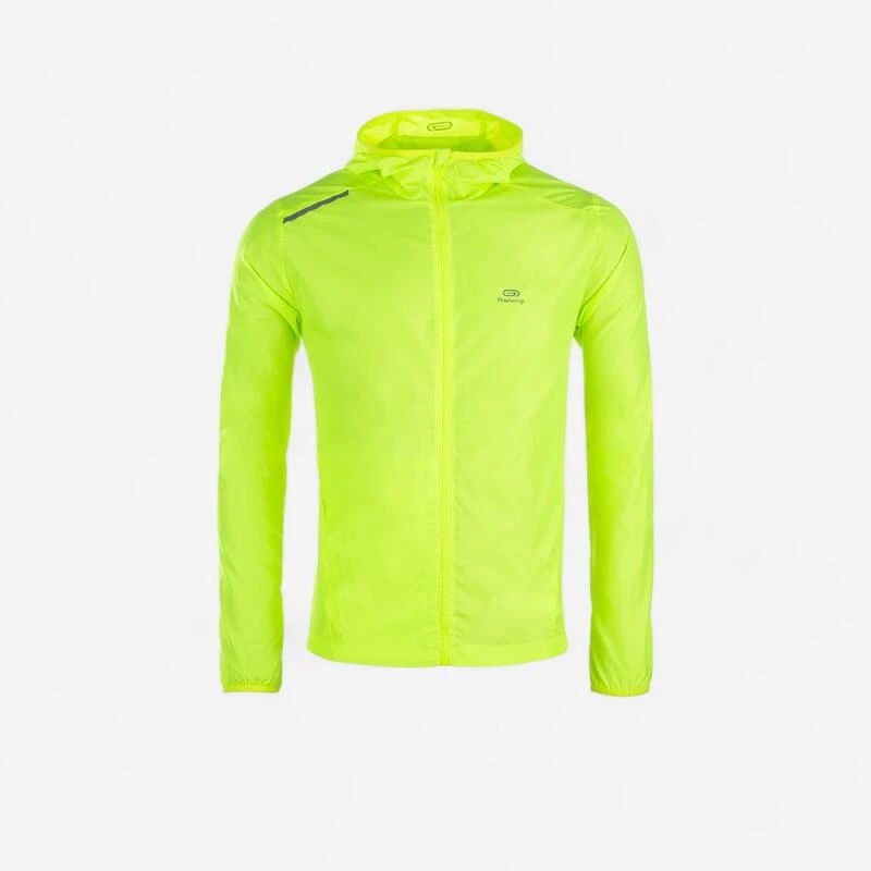Coupe vent Athlétisme club jaune fluo personnalisable homme Kalenji Coupe Vent Athlétisme Club Jaune Fluo Personnalisable Homme -Kalenji coupe vent athletisme club jaune fluo personnalisable homme