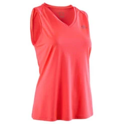 Kalenji Débardeur Respirant Running Femme - Dry Corail Fluo
