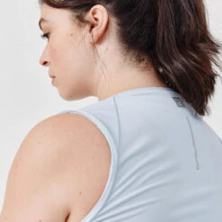 Kalenji Débardeur Respirant Running Femme - Dry Gris -Kalenji debardeur respirant running femme dry gris 2
