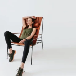 Kalenji Débardeur Running Léger Femme - Light Kaki -Kalenji debardeur running leger femme light kaki 6