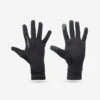 Kalenji Gants De Running Tactiles Homme Femme- KIPRUN Warm 100 Noir -Kalenji gants de running tactiles homme femme kiprun warm 100 noir