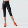 Kalenji Legging Court Running Femme - Dry Noir -Kalenji legging court running femme dry noir