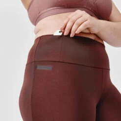Kalenji Legging Running Gainant Femme (du XS Au 5XL - Grande Taille) - Marron -Kalenji legging running gainant femme du xs au 5xl grande taille marron 2