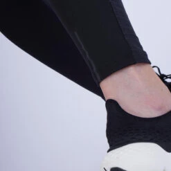 Kalenji Legging Running Respirant Femme - Run Dry 500 Noir Chiné -Kalenji legging running respirant femme run dry 500 noir chine 3