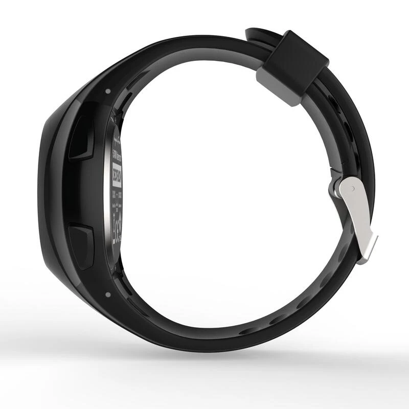 Montre chronomètre de course à pied W200 M noire Kalenji Montre Chronomètre De Course à Pied W200 M Noire -Kalenji montre chronometre de course a pied w200 m noire 1