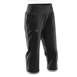 Kalenji Pantacourt Running Femme - Dry Noir -Kalenji pantacourt jogging femme run dry noir 11