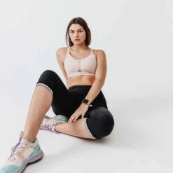 Kalenji Pantacourt Running Femme - Dry Noir -Kalenji pantacourt jogging femme run dry noir 9