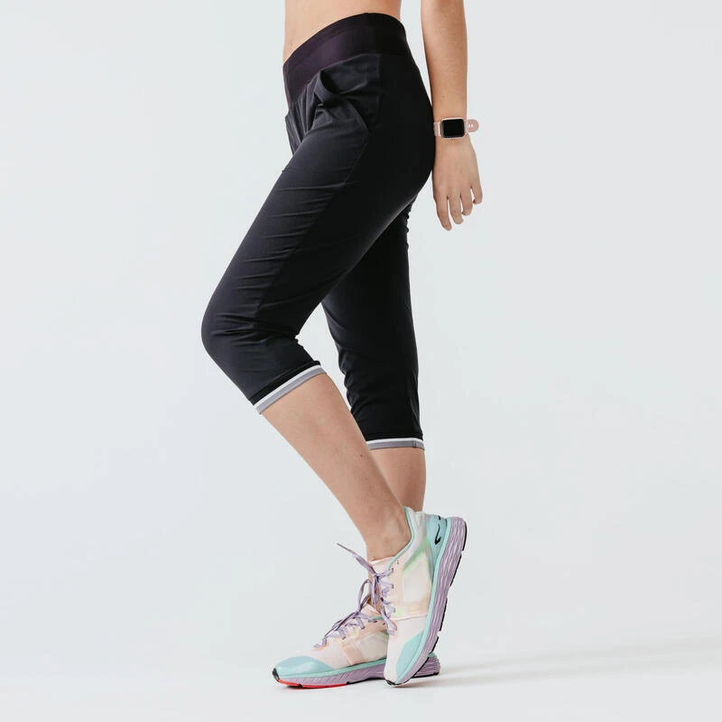 Pantacourt running femme - Dry noir Kalenji Pantacourt Running Femme - Dry Noir -Kalenji pantacourt running femme dry noir 3