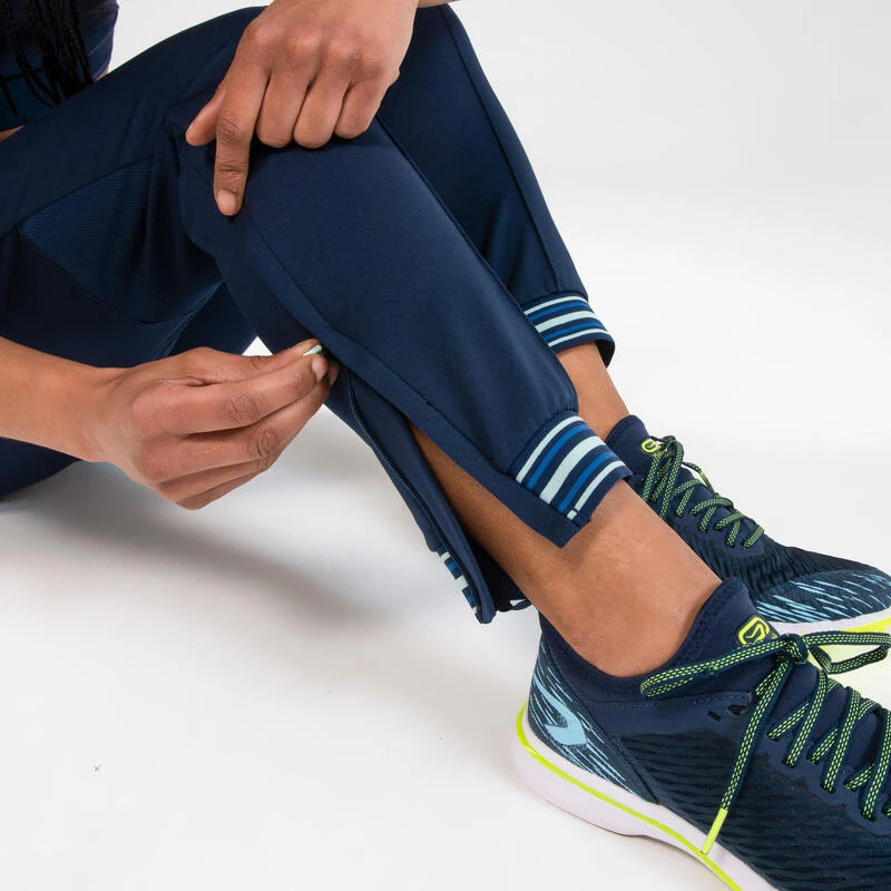 PANTALON D'ATHLETISME ZIPPÉ FEMME BLEUE MARINE & CIEL Kalenji PANTALON D'ATHLETISME ZIPPÉ FEMME BLEUE MARINE & CIEL -Kalenji pantalon dathletisme zippe femme bleue marine and ciel 14