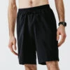 SHORT 2 EN 1 DE RUNNING HOMME AVEC BOXER Intégré KALENJI DRY + NOIR -Kalenji short 2 en 1 de running homme avec boxer integre kalenji dry noir