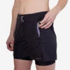 Kalenji Short 2 En 1 Running Respirant Femme - Run Dry 500 Noir 2 Kalenji Short 2 En 1 Running Respirant Femme - Run Dry 500 Noir -Kalenji short 2 en 1 running respirant femme run dry 500 noir