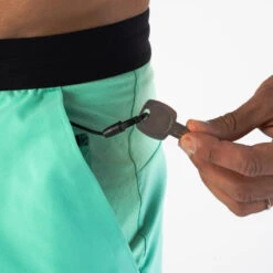 Kalenji Short De Running Respirant Homme - KIPRUN Run 500 Dry Vert Menthe -Kalenji short de running respirant homme kiprun run 500 dry vert menthe 5