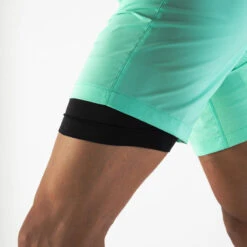 Kalenji Short De Running Respirant Homme - KIPRUN Run 500 Dry Vert Menthe -Kalenji short de running respirant homme kiprun run 500 dry vert menthe 7