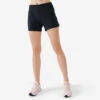 Kalenji Short Running Femme - KIPRUN Run 100 Noir -Kalenji short running femme kiprun run 100 noir
