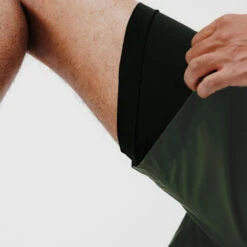 Kalenji Short Running Respirant 2 En 1 Homme - Dry 550 Khaki -Kalenji short running respirant 2 en 1 homme dry 550 khaki 3