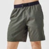 Kalenji Short Running Respirant Homme - Dry+ Olive Noire -Kalenji short running respirant homme dry bleu fonce 4