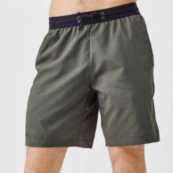 Kalenji Short Running Respirant Homme - Dry+ Olive Noire