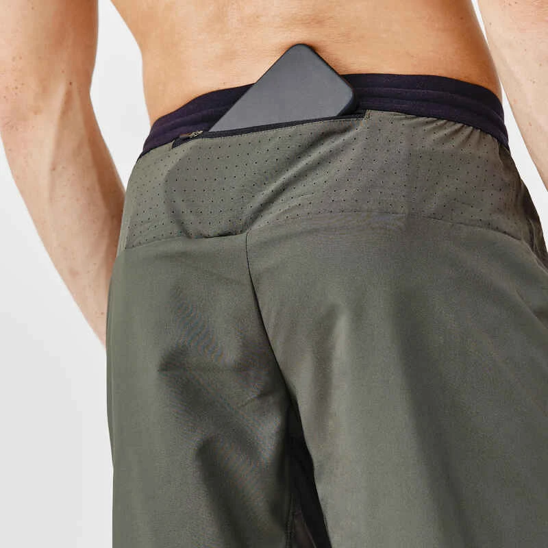 Short running respirant homme - Dry+ olive noire Kalenji Short Running Respirant Homme - Dry+ Olive Noire -Kalenji short running respirant homme dry bleu fonce 7