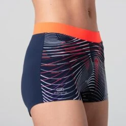 Kalenji SHORTY D'ATHLETISME FEMME BLEU ET ORANGE -Kalenji shorty dathletisme femme bleu et orange 5