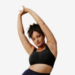 Kalenji Soutien Gorge Bretelles Croisables Bonnets E à H Maintien Fort Femme - Noir -Kalenji soutien gorge bretelles croisables bonnets e a h maintien fort femme noir 6