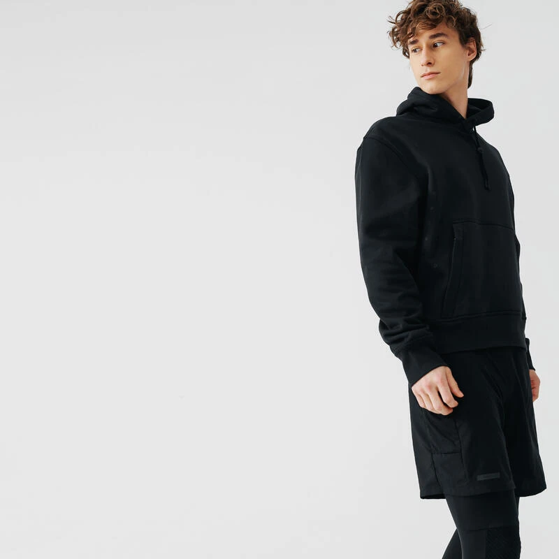 Sweat à capuche running chaud homme - Warm 500 Noir Kalenji Sweat à Capuche Running Chaud Homme - Warm 500 Noir -Kalenji sweat a capuche running chaud homme warm 500 noir 6