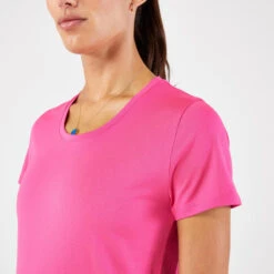 Kalenji T-shirt De Running Respirant Femme - KIPRUN Run 100 Bleu Fuchsia 4 Kalenji T-shirt De Running Respirant Femme - KIPRUN Run 100 Bleu Fuchsia -Kalenji t shirt de running respirant femme kiprun run 100 bleu fuchsia 2