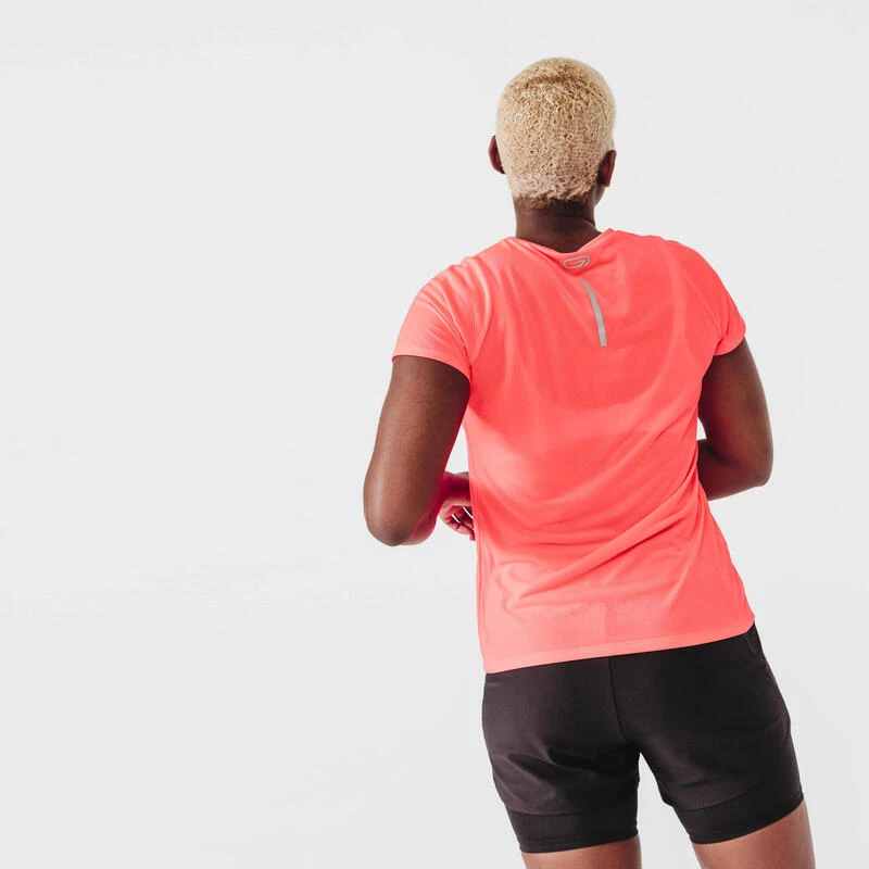 T-shirt manches courtes running respirant femme - Dry corail fluo Kalenji T-shirt Manches Courtes Running Respirant Femme - Dry Corail Fluo -Kalenji t shirt manches courtes running respirant femme dry corail fluo 8