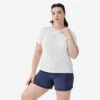 Kalenji T-shirt Respirant Running Femme - Dry+ Breath Blanc -Kalenji t shirt respirant running femme dry breath blanc