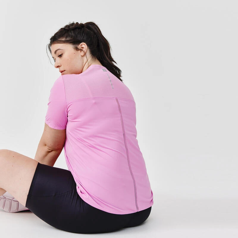 T-shirt respirant running femme - Dry+ Breath rose Kalenji T-shirt Respirant Running Femme - Dry+ Breath Rose -Kalenji t shirt respirant running femme dry breath rose 4