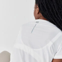 Kalenji T-shirt Running Doux Et Respirant Femme - Soft Blanc -Kalenji t shirt running doux et respirant femme soft blanc 2