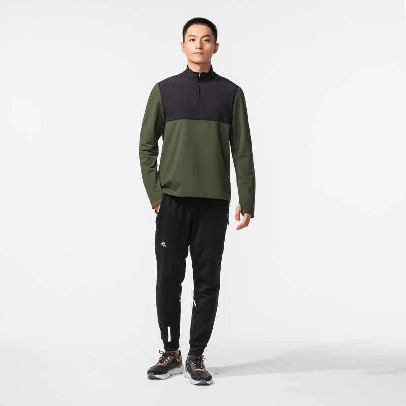 T-shirt running manches longues chaud homme - Warm 500 khaki Kalenji T-shirt Running Manches Longues Chaud Homme - Warm 500 Khaki -Kalenji t shirt running manches longues chaud homme warm 500 noir 9