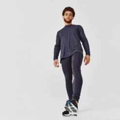 Kalenji T-shirt Running Manches Longues Respirant Homme - Dry+ Noir -Kalenji t shirt running manches longues respirant homme dry noir 10