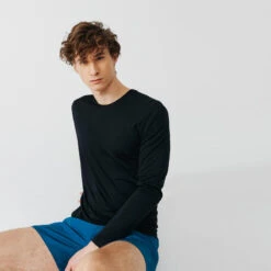 Kalenji T-shirt Running Manches Longues Respirant Homme - Sun Protect Noir -Kalenji t shirt running manches longues respirant homme sun protect noir 6