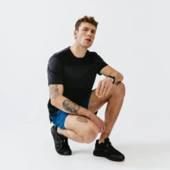 Kalenji T-shirt Running Respirant Et Ventilé Homme - Dry+ Breath Noir -Kalenji t shirt running respirant et ventile homme dry breath noir 4